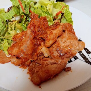 豚の味噌生姜焼き